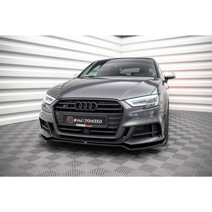 Splitter Przedni V.2 Audi S3 / A3 S-Line Sportback 8V Facelift