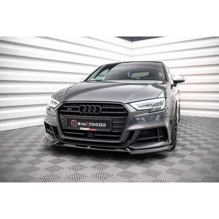 Splitter Przedni V.3 Audi S3 / A3 S-Line Sportback 8V Facelift