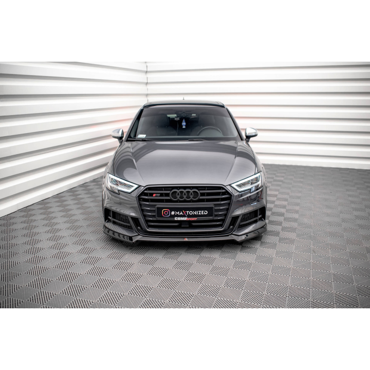 Splitter Przedni V.3 Audi S3 / A3 S-Line Sportback 8V Facelift
