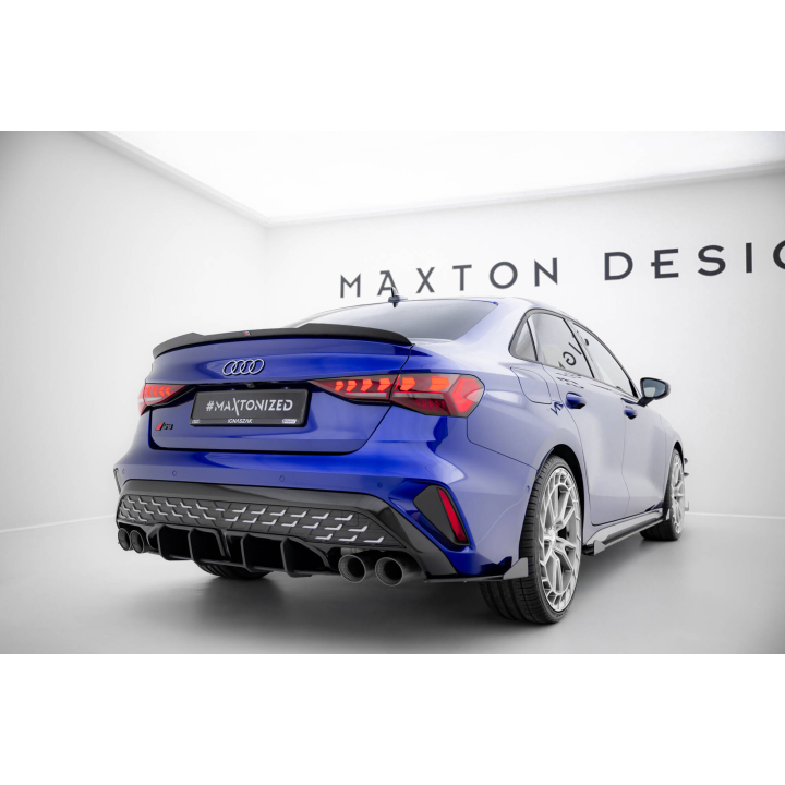 Splittery Tylne Boczne Street Pro + Flaps Audi S3 Sedan 8Y Facelift
