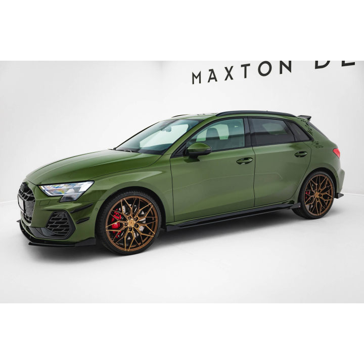 Dokładki progów Street Pro V.2 + Flaps Audi S3 Sportback / A3 S-line Sportback 8Y / 8Y Facelift