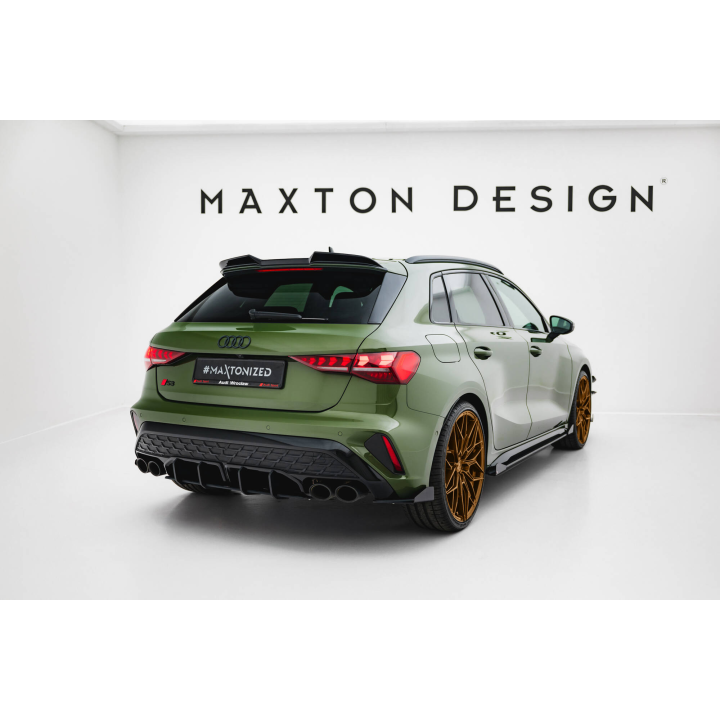 Splittery Tylne Boczne Street Pro + Flaps Audi S3 Sportback 8Y Facelift