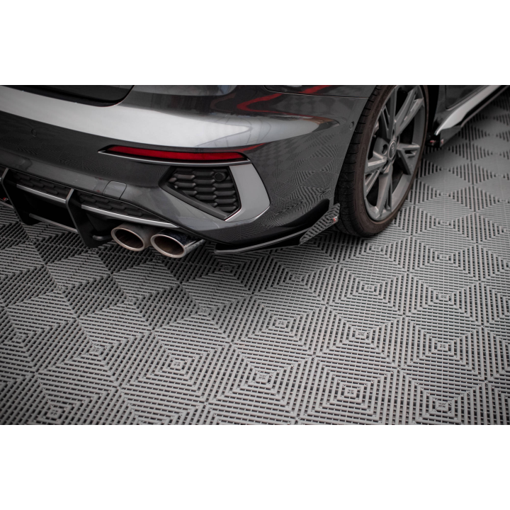 Splittery Tylne Boczne Street Pro + Flaps Audi S3 Sedan 8Y