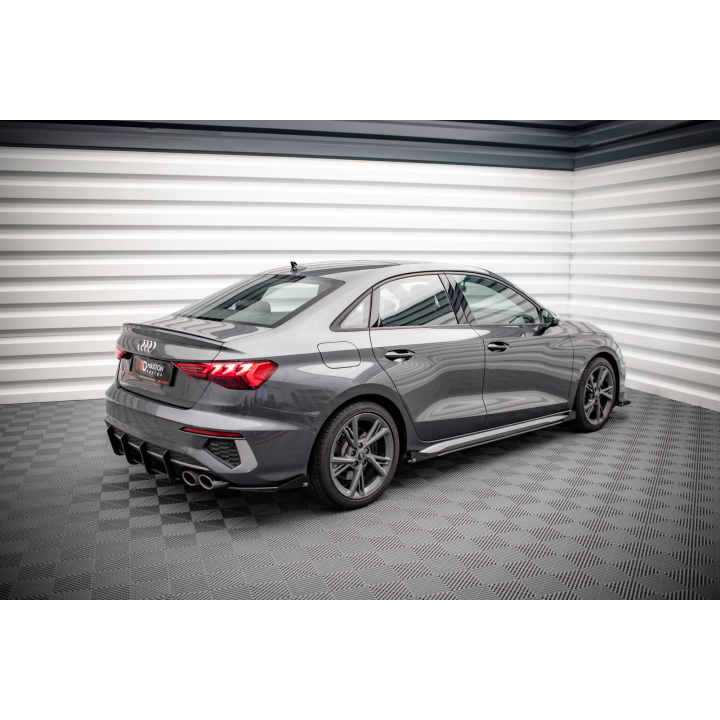 Splittery Tylne Boczne Street Pro + Flaps Audi S3 Sedan 8Y