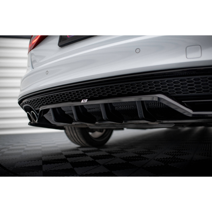 Splitter Tylny (Z Dyfuzorem) Audi A4 Competition B8 Facelift