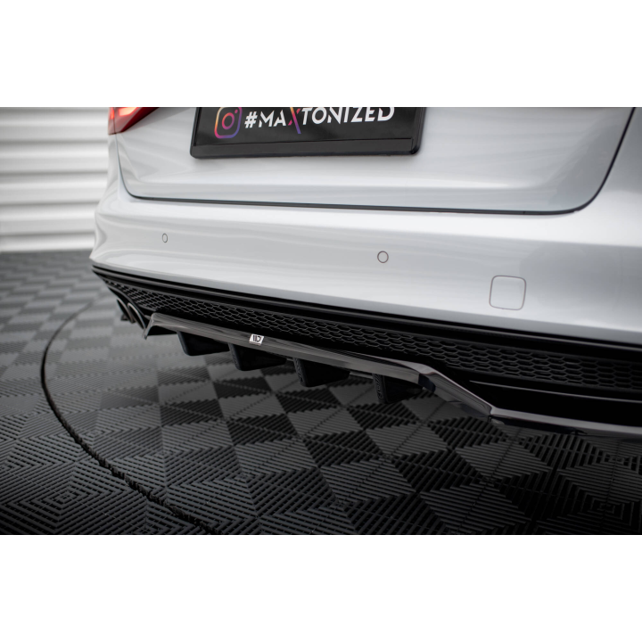 Splitter Tylny (Z Dyfuzorem) Audi A4 Competition B8 Facelift