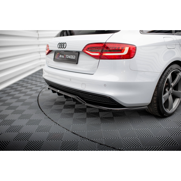 Splitter Tylny (Z Dyfuzorem) Audi A4 Competition B8 Facelift