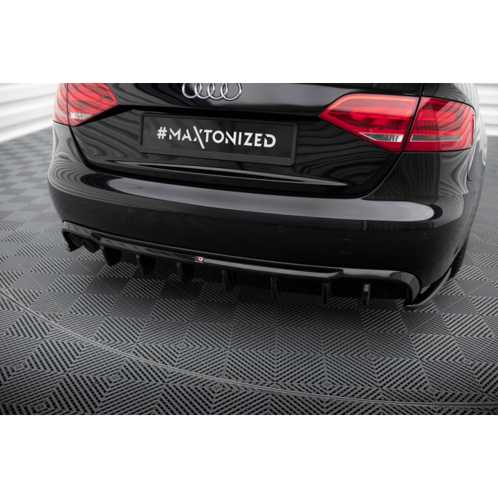 Dokładka Tylna Audi A4 B8 (Wersja z podwójnym wydechem z jednej strony)