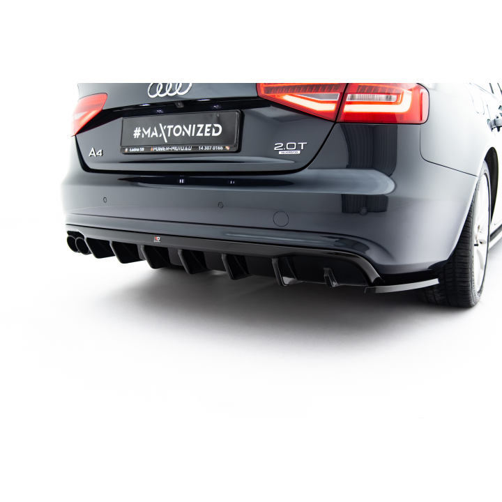 Dokładka Tylna Audi A4 B8 Facelift (Wersja z podwójnym wydechem z jednej strony)