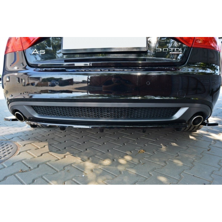 Splitter Tylny Audi A5 Coupe / Sportback S-Line 8T (Z dyfuzorem)