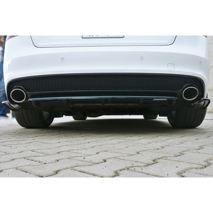 Splitter Tylny Audi A5 S-Line 8T Facelift (Z dyfuzorem)