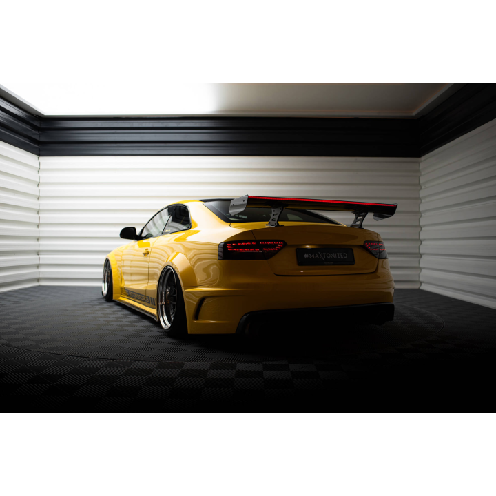 Karbonowy Spoiler Z Wewnętrznymi Wspornikami + LED Audi A5 Coupe 8T