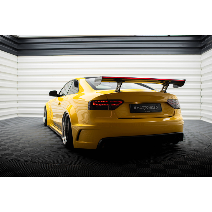 Karbonowy Spoiler Z Wewnętrznymi Wspornikami + LED Audi A5 Coupe 8T