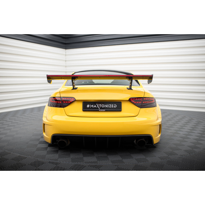 Karbonowy Spoiler Z Wewnętrznymi Wspornikami + LED Audi A5 Coupe 8T