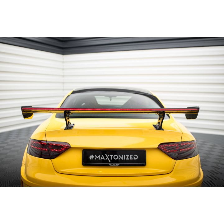Karbonowy Spoiler Z Wewnętrznymi Wspornikami + LED Audi A5 Coupe 8T
