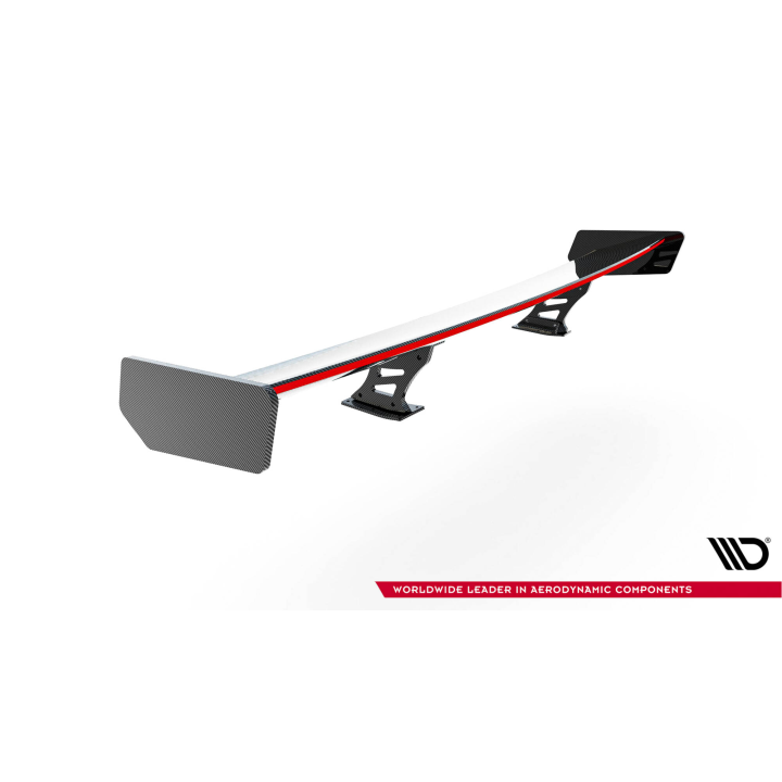 Karbonowy Spoiler Z Wewnętrznymi Wspornikami + LED Audi A5 Coupe 8T