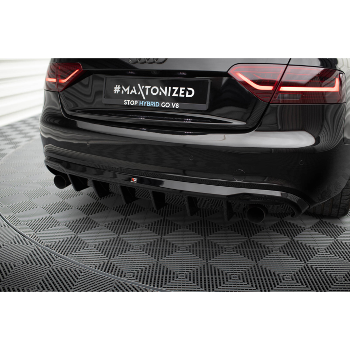 Dokładka Tylna Audi A5 Coupe / Cabrio S-Line 8T (Wersja z pojedynczymi wydechami z dwóch stron)