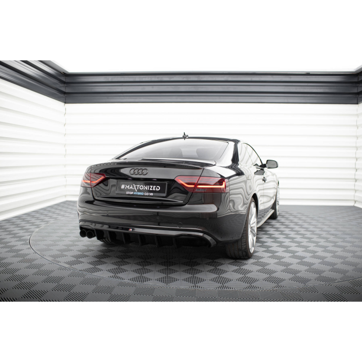 Dokładka Tylna Audi A5 Coupe / Cabrio S-Line 8T (Wersja z podwójnym wydechem z jednej strony)