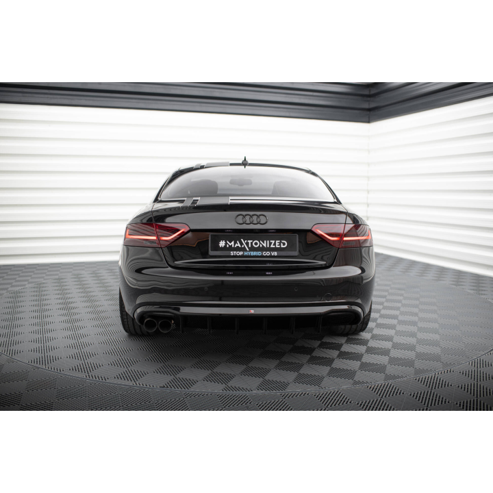 Dokładka Tylna Audi A5 Coupe / Cabrio S-Line 8T (Wersja z podwójnym wydechem z jednej strony)