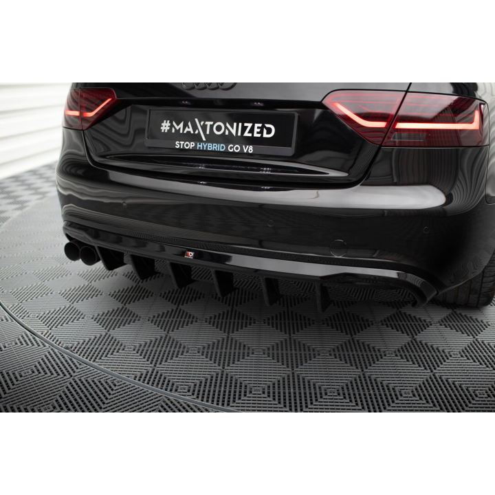 Dokładka Tylna Audi A5 Coupe / Cabrio S-Line 8T (Wersja z podwójnym wydechem z jednej strony)