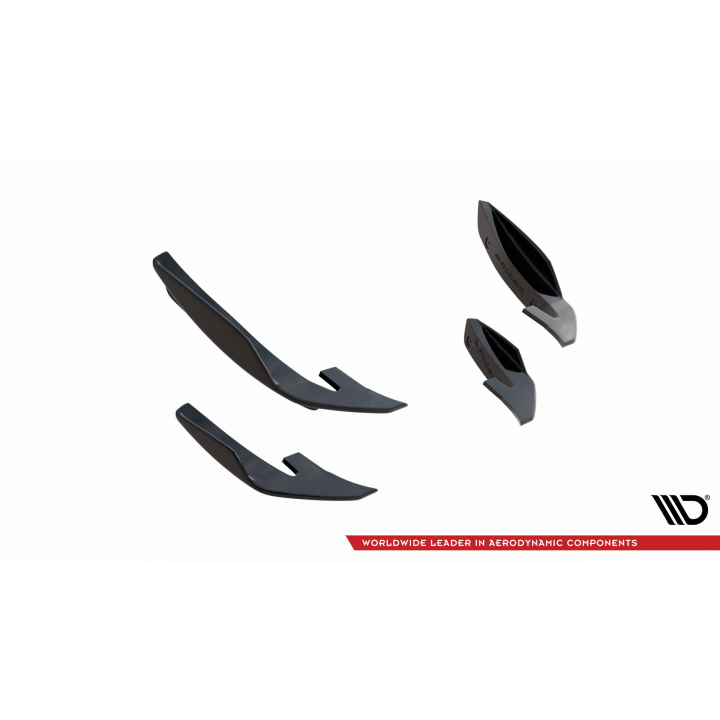 Canards(owiewki przedniego zderzaka) Audi S5 / A5 S-Line Coupe / Sportback F5