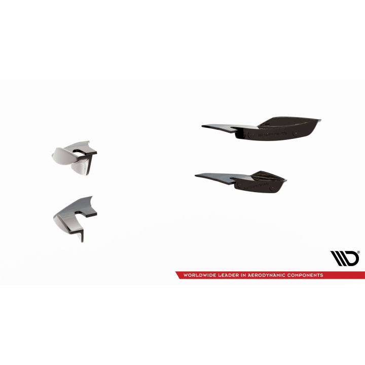 Canards(owiewki przedniego zderzaka) Audi S5 / A5 S-Line Coupe / Sportback F5