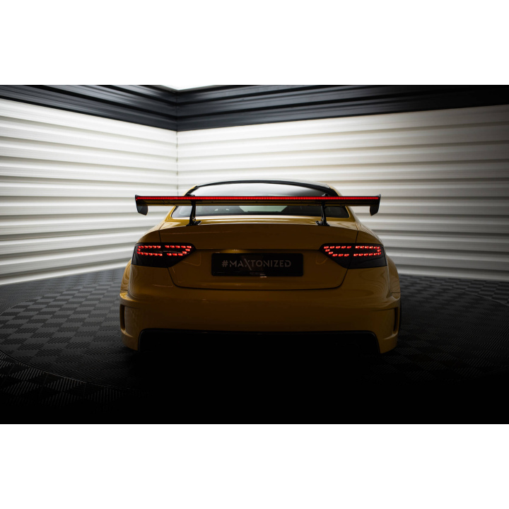 Karbonowy Spoiler Z Górnymi Mocowaniami + LED Audi A5 Coupe 8T