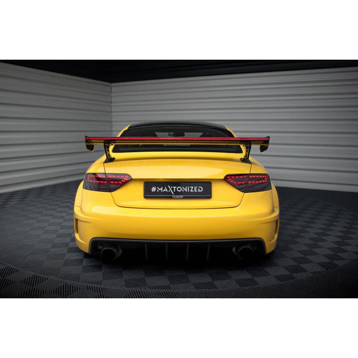 Karbonowy Spoiler Z Zewnętrznymi Wspornikami + LED Audi A5 Coupe 8T