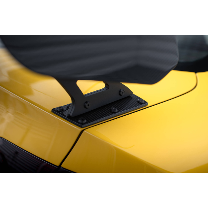 Karbonowy Spoiler Z Zewnętrznymi Wspornikami + LED Audi A5 Coupe 8T