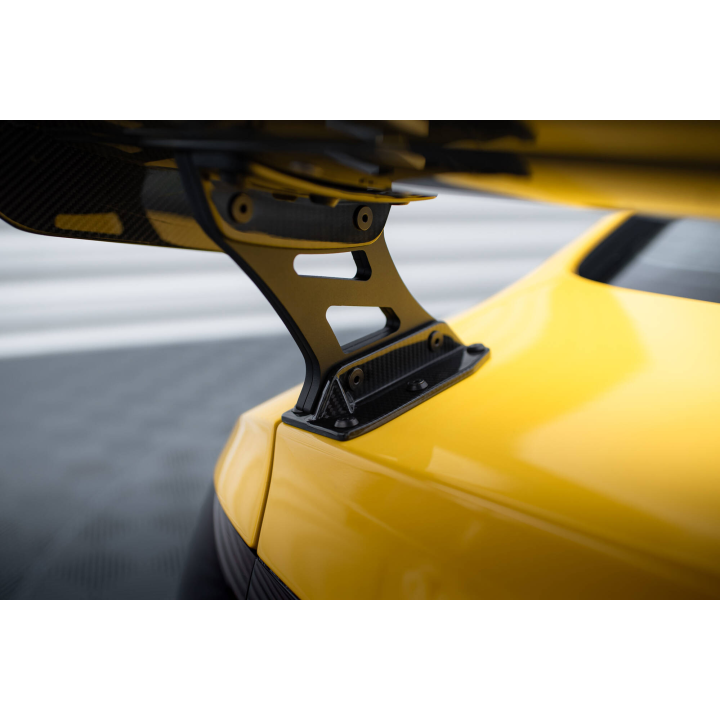 Karbonowy Spoiler Z Zewnętrznymi Wspornikami + LED Audi A5 Coupe 8T