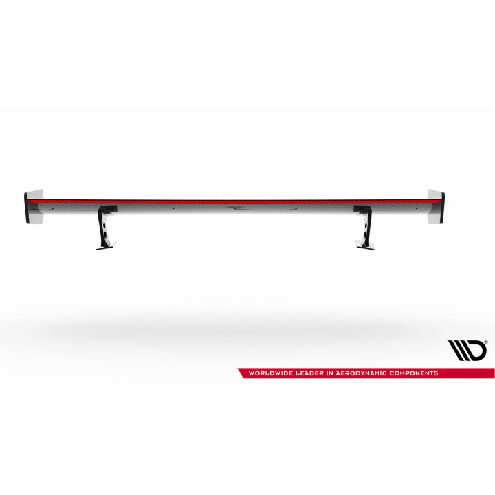 Karbonowy Spoiler Z Zewnętrznymi Wspornikami + LED Audi A5 Coupe 8T