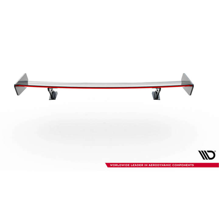 Karbonowy Spoiler Z Zewnętrznymi Wspornikami + LED Audi A5 Coupe 8T
