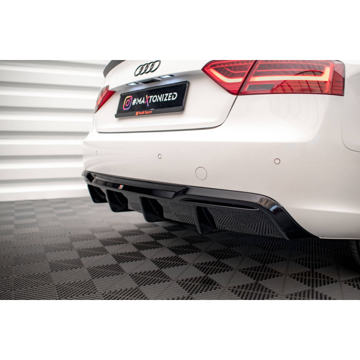 Dokładka Tylna Audi A5 Coupe 8T Facelift (Wersja z podwójnymi wydechami z jednej strony)