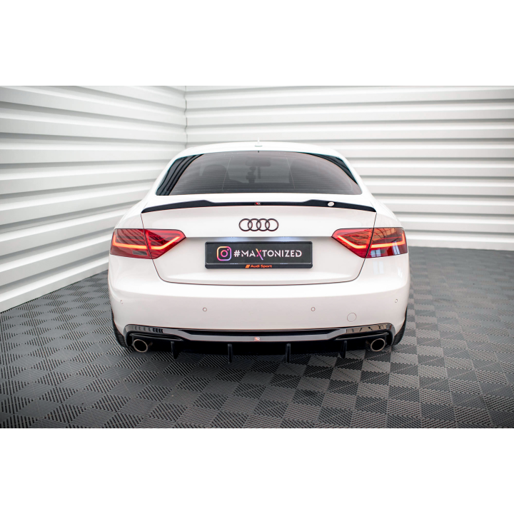 Dokładka Tylna Audi A5 Coupe 8T Facelift (Wersja z pojedynczymi wydechami po obu stronach)