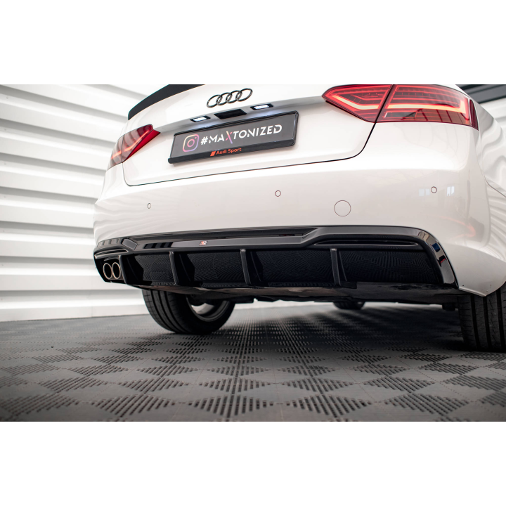 Dokładka Tylna Audi A5 Sportback 8T Facelift (Wersja z podwójnymi wydechami z jednej strony)