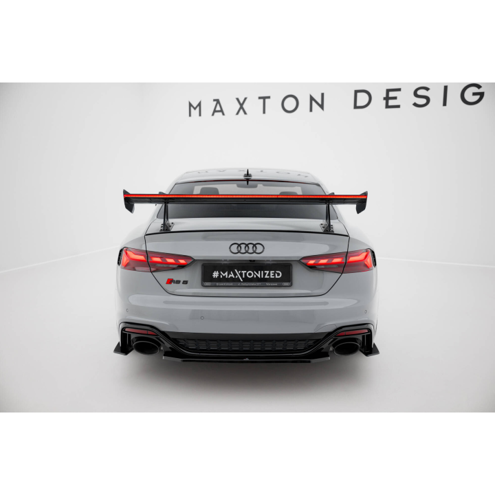 Karbonowy Spoiler Z Górnymi Mocowaniami + LED Audi A5 / A5 S-Line / S5 / RS5 Coupe F5 / F5 Facelift