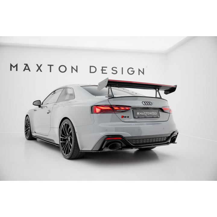 Karbonowy Spoiler Z Górnymi Mocowaniami + LED Audi A5 / A5 S-Line / S5 / RS5 Coupe F5 / F5 Facelift