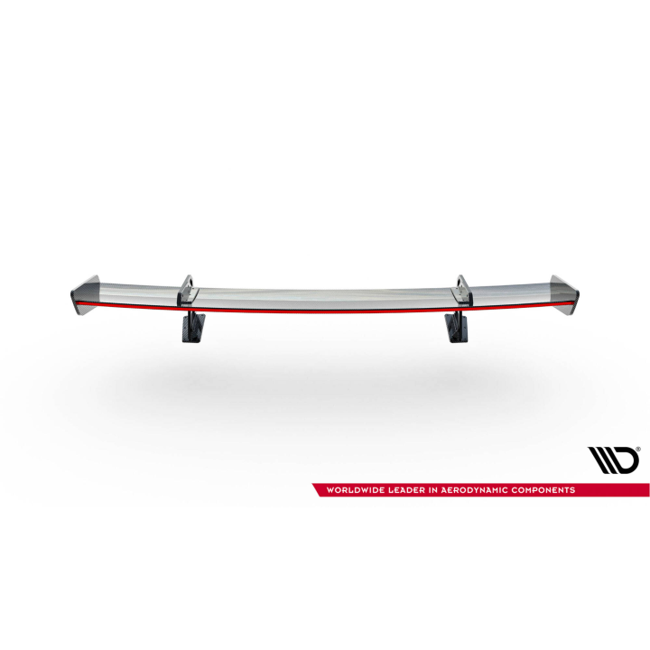Karbonowy Spoiler Z Górnymi Mocowaniami + LED Audi A5 / A5 S-Line / S5 / RS5 Coupe F5 / F5 Facelift