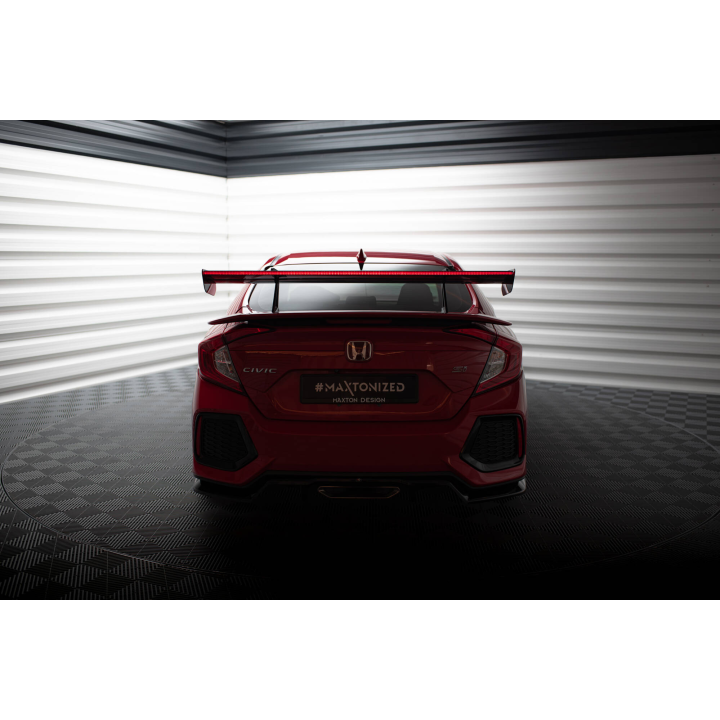 Karbonowy Spoiler Z Górnymi Mocowaniami + LED Honda Civic SI Mk10