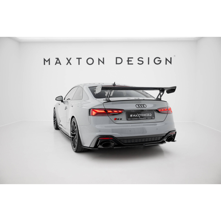 Karbonowy Spoiler Z Zewnętrznymi Wspornikami V.1 Audi A5 / A5 S-Line / S5 / RS5 Coupe F5 / F5 Facelift