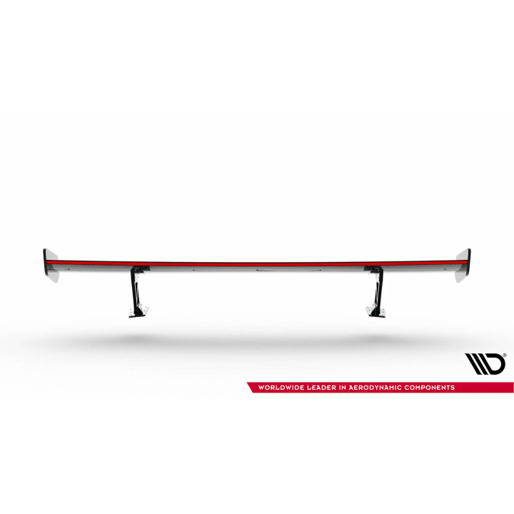 Karbonowy Spoiler Z Zewnętrznymi Wspornikami  V.1+ LED Audi A5 / A5 S-Line / S5 / RS5 Coupe F5 / F5 Facelift