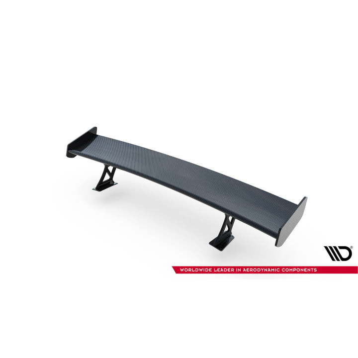 Karbonowy Spoiler Z Zewnętrznymi Wspornikami  V.1+ LED Audi A5 / A5 S-Line / S5 / RS5 Coupe F5 / F5 Facelift