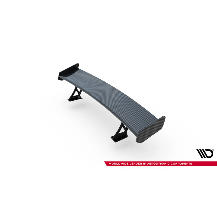Karbonowy Spoiler Z Zewnętrznymi Wspornikami  V.1+ LED Audi A5 / A5 S-Line / S5 / RS5 Coupe F5 / F5 Facelift