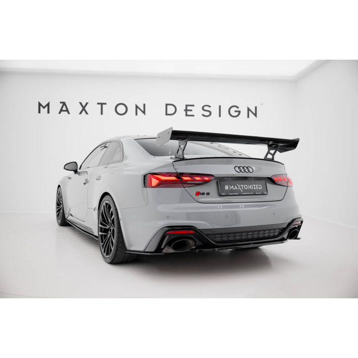 Karbonowy Spoiler Z Zewnętrznymi Wspornikami V.2 Audi A5 / A5 S-Line / S5 / RS5 Coupe F5 / F5 Facelift