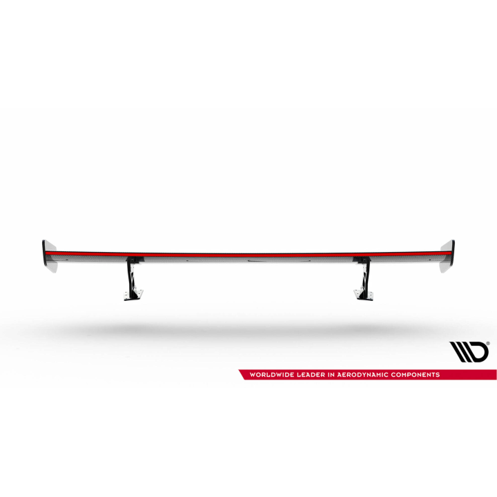 Karbonowy Spoiler Z Zewnętrznymi Wspornikami  V.2+ LED Audi A5 / A5 S-Line / S5 / RS5 Coupe F5 / F5 Facelift