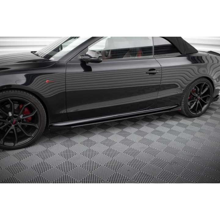 Dokładki progów Street Pro + Flaps Audi A5 / A5 S-Line / S5 Coupe / Cabrio 8T / 8T Facelift