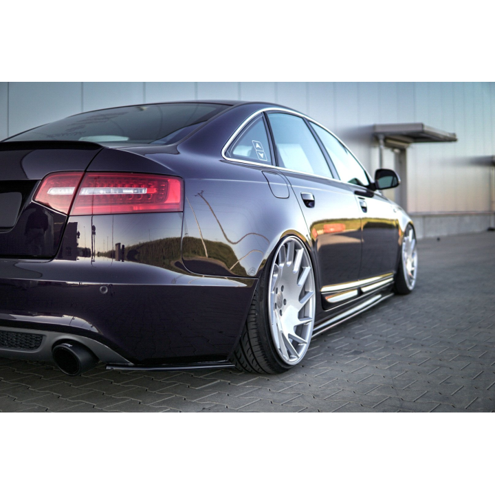 Splittery Tylne Boczne Audi A6 S-Line C6 / C6 FL Sedan / Avant