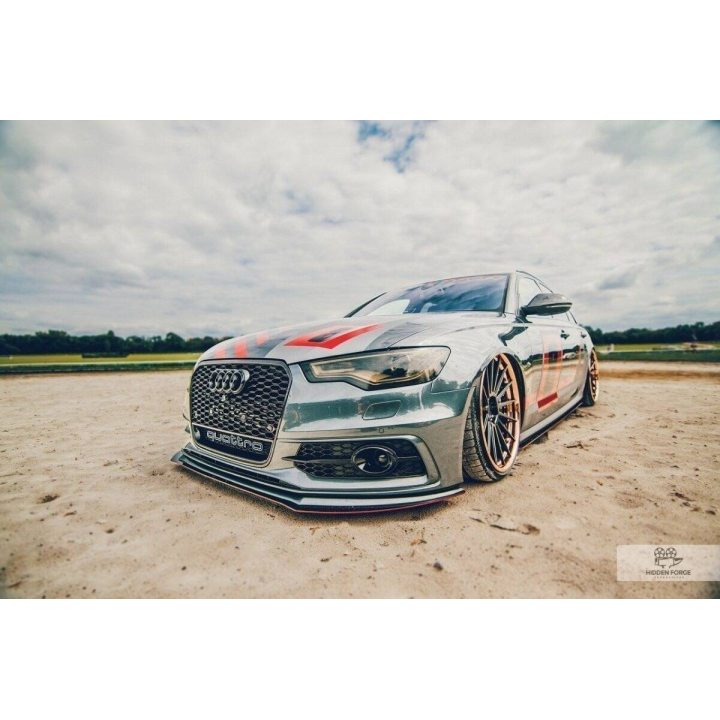 Splitter Przedni Racing Audi A6 C7 S-Line (2 Splittery = 1 zestaw)