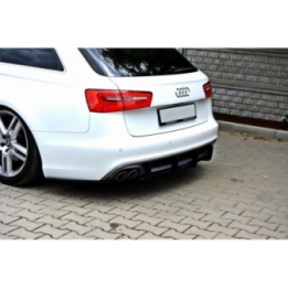Dyfuzor Tylny i Splittery Tylne Boczne Audi A6 S-Line C7 (wydech 1x2)