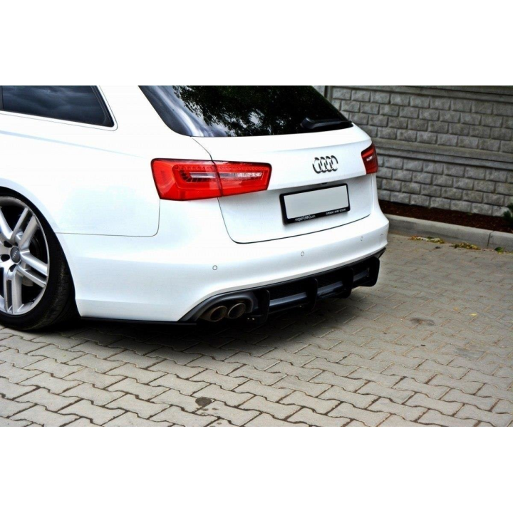 Dyfuzor Tylny i Splittery Tylne Boczne Audi A6 S-Line C7 (wydech 1x2)